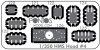 Pontos 35020WD1 HMS Hood Wooden Deck set Type 1 (1:350)